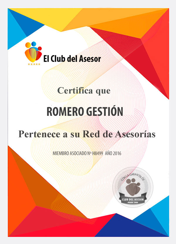 Romero Gestión pertenece a la Red de Asesorías de Club del Asesor