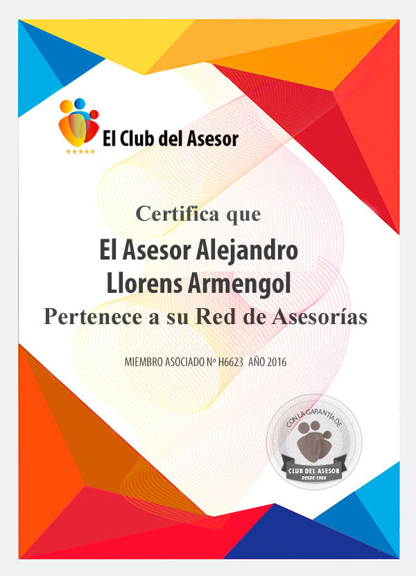 Asesor Alejandro Llorens Armengol Red de Asesorías Club del Asesor