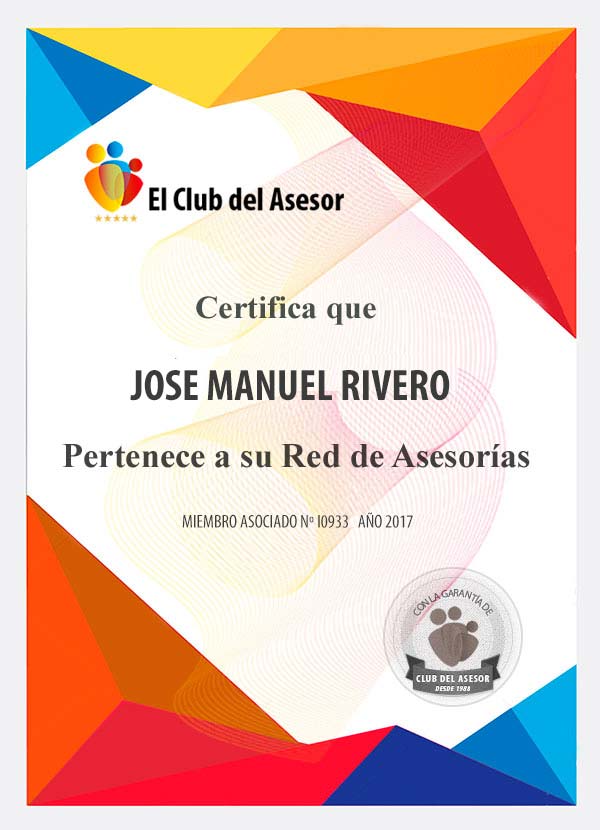 Asesor José Manuel Rivero Red de Asesorías Club del Asesor
