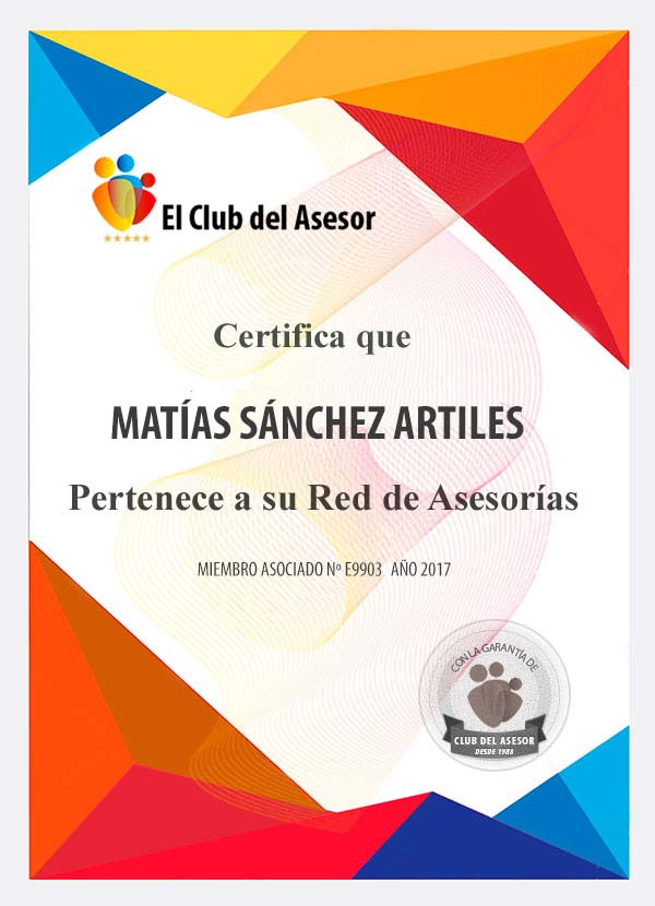Asesoría Matías Sánchez Artiles red de asesorías club del asesor