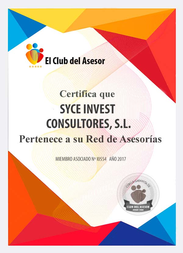 Asesoría Asesoría Syce Invest Consultores, S.L. red de asesorías del Club del Asesor