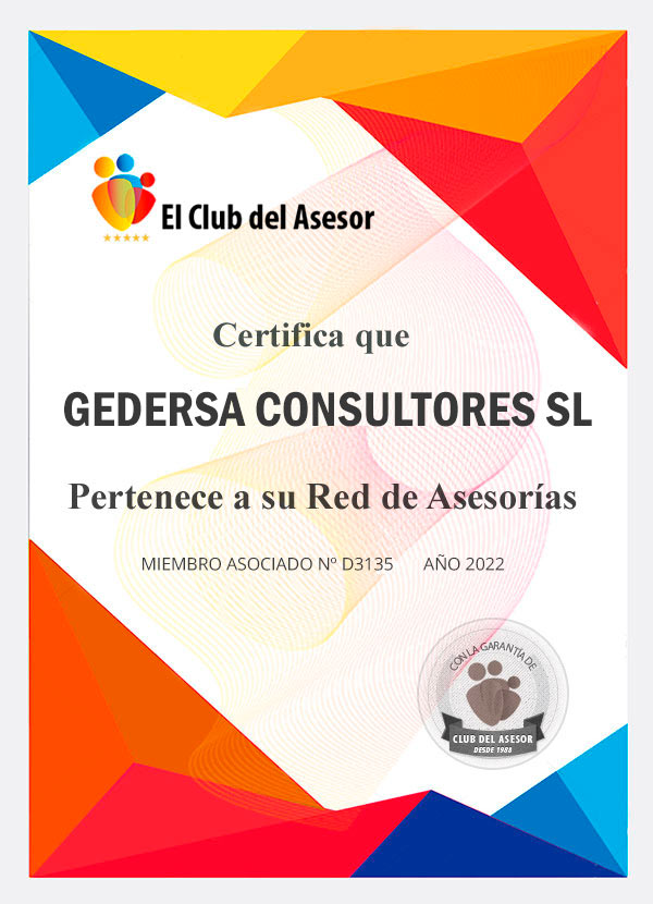 Sello Club del Asesor - GEDERSA CONSULTORES SL
