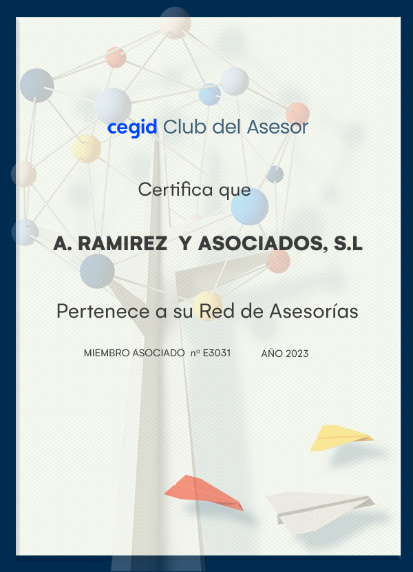 A.RAMIREZ Y ASOCIADOS, S.L - miembro asociado Cegid Club del Asesor