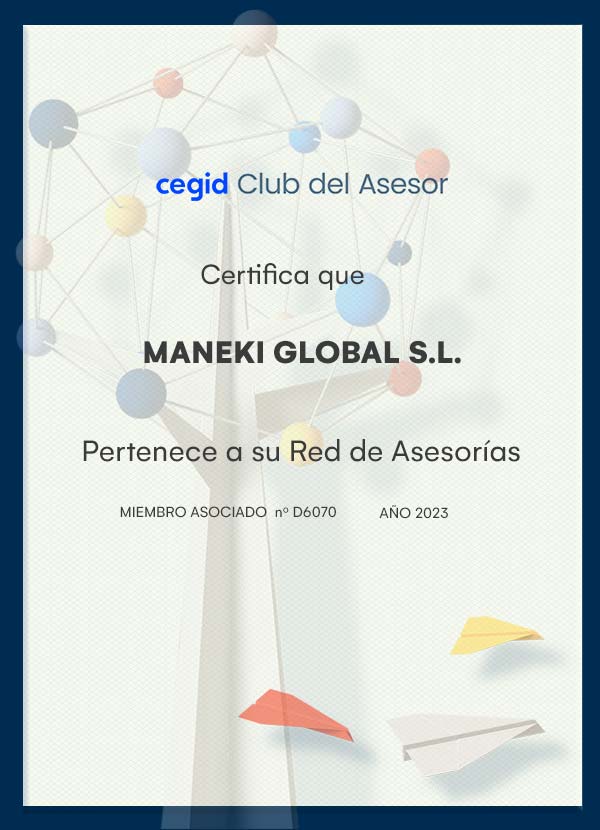 MANEKI GLOBAL S.L. - miembro asociado Cegid Club del Asesor
