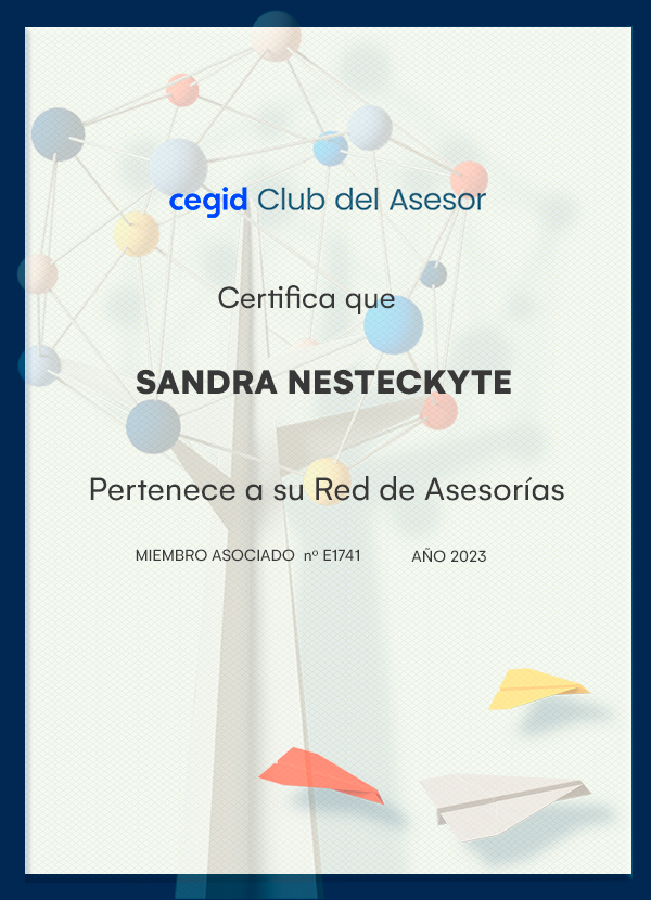 SANDRA NESTECKYTE (S&N Abogados) - miembro asociado Cegid Club del Asesor