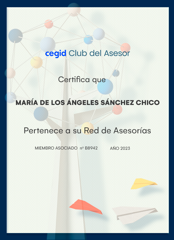 MARÍA DE LOS ÁNGELES SÁNCHEZ CHICO - miembro asociado Cegid Club del Asesor