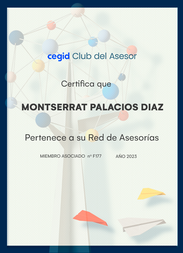 MONTSERRAT PALACIOS DIAZ - miembro asociado Cegid Club del Asesor