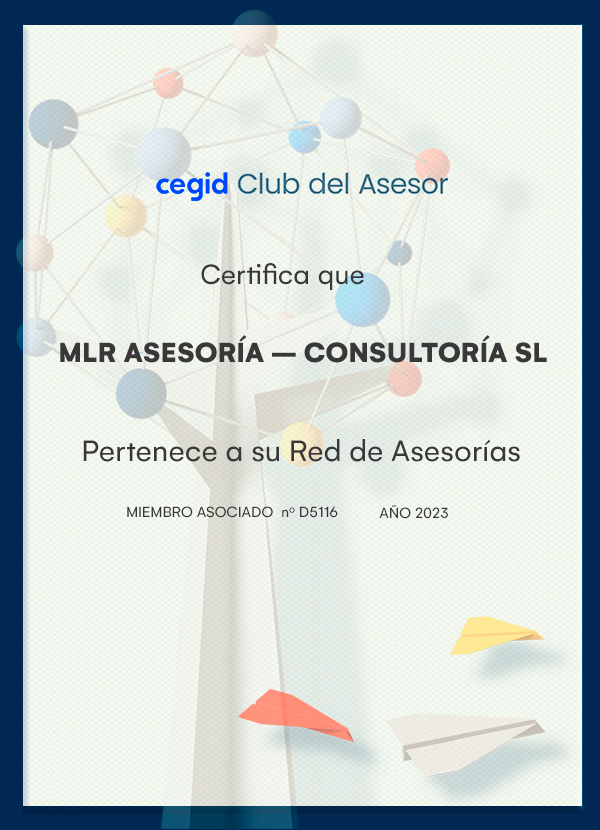 MLR ASESORÍA – CONSULTORÍA SL - miembro asociado Cegid Club del Asesor