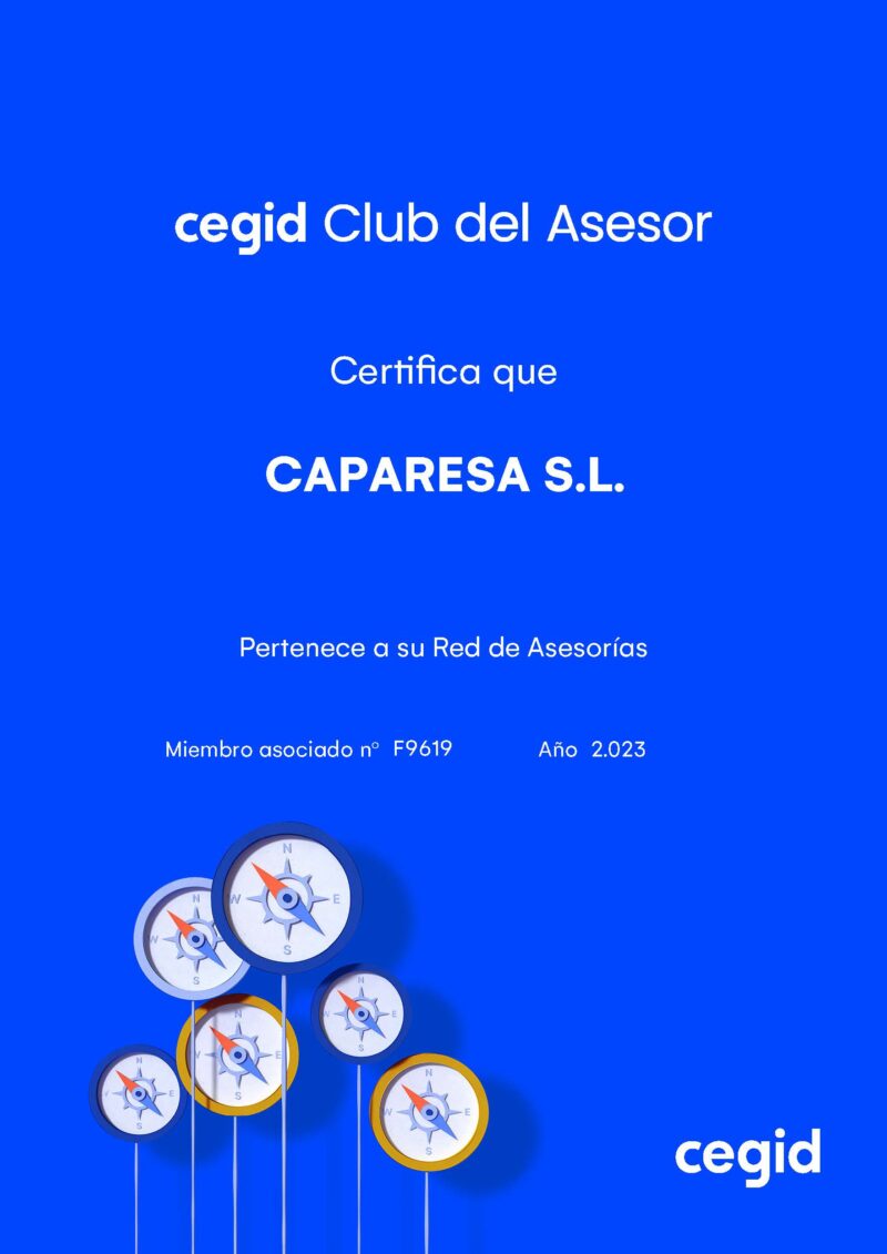 CAPARESA S.L. - miembro asociado Cegid Club del Asesor