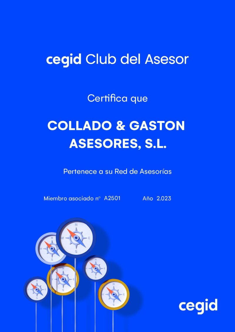 COLLADO & GASTON ASESORES, S.L. - miembro asociado Cegid Club del Asesor